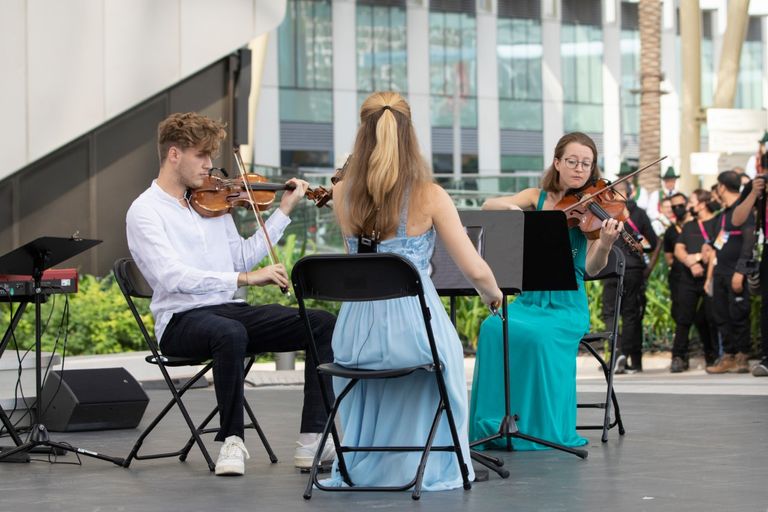 عروض موسيقية في جناح النمسا بإكسبو 2020 دبي 