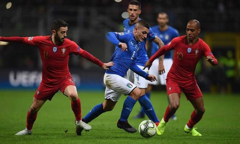 منتخب البرتغال ومنتخب إيطاليا يخوضان الملحق الأوروبي لتصفيات كأس العالم 2022