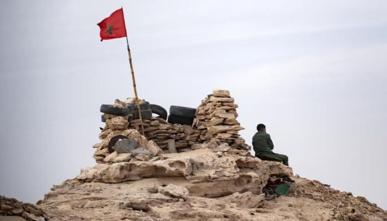 جندي مغربي بإحدى النقاط الحدودية - أرشيف