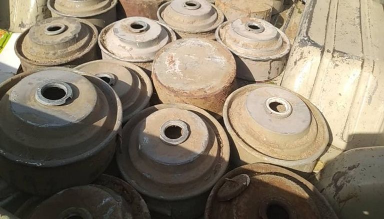 جانب من المؤتمر الصحفي لمشروع مسام السعودي