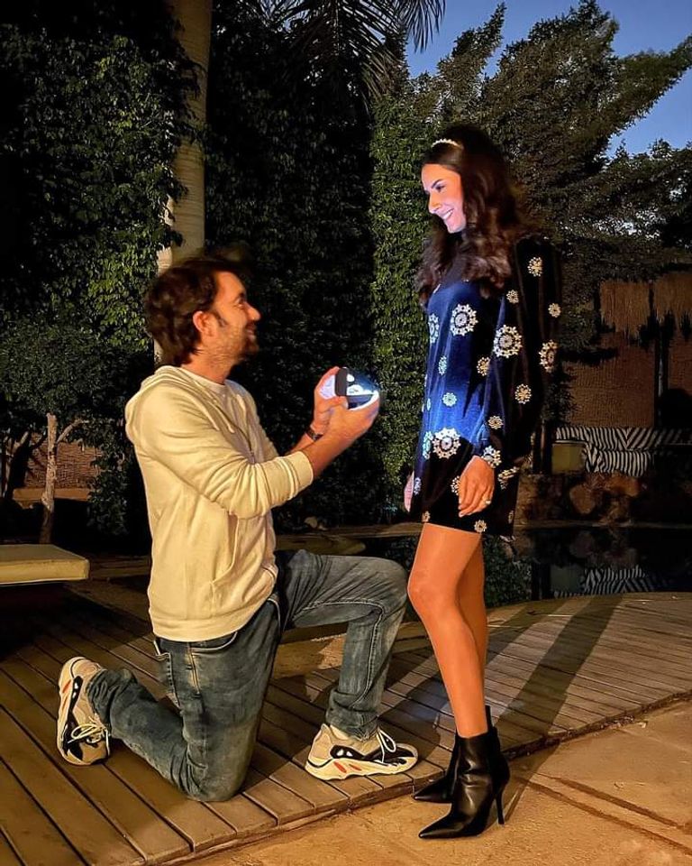 شريف رمزي وزوجته ريهام أيمن