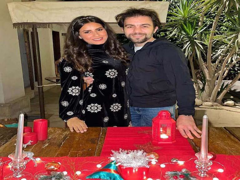 شريف رمزي وزوجته ريهام أيمن