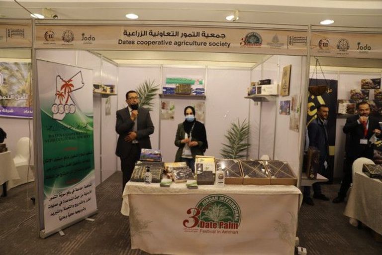 جانب من انطلاق المهرجان الدولي للتمور الأردنية 2021