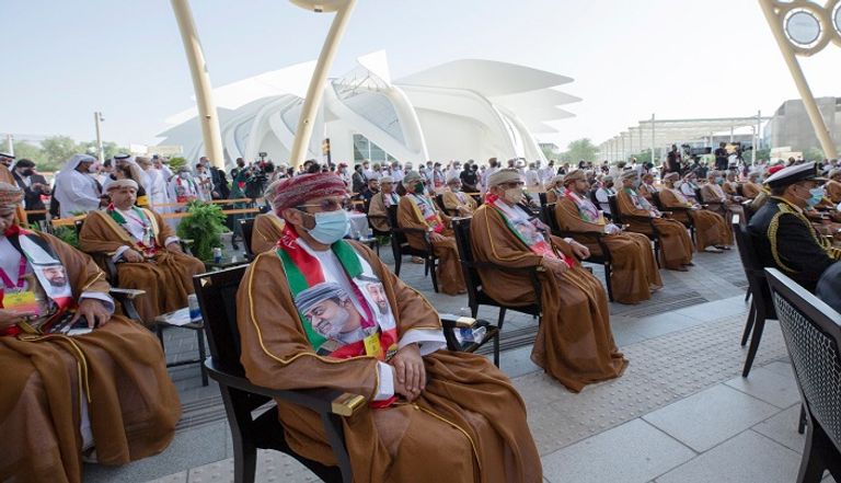 جانب من احتفالات اليوم الوطني العماني بإكسبو دبي