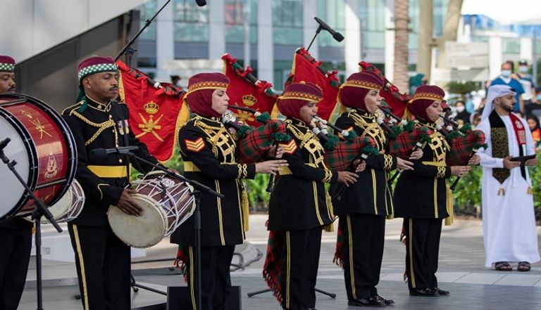 جانب من احتفالات اليوم الوطني العماني بإكسبو دبي