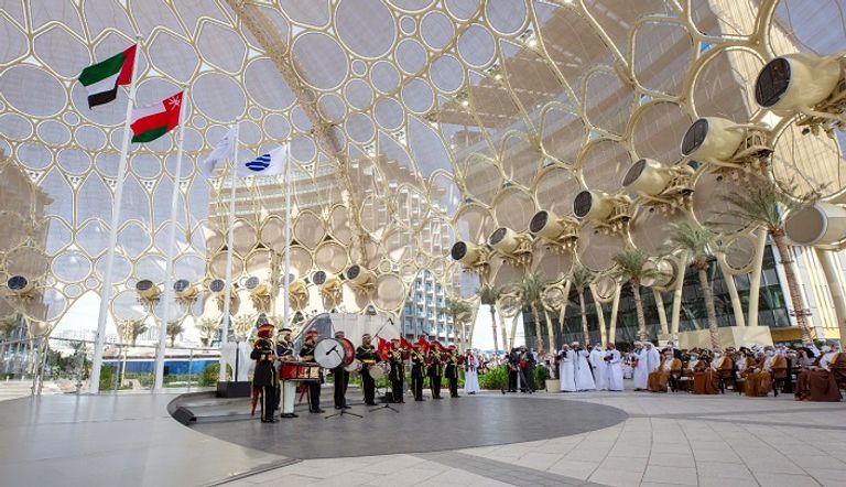 جانب من احتفالات اليوم الوطني العماني بإكسبو دبي