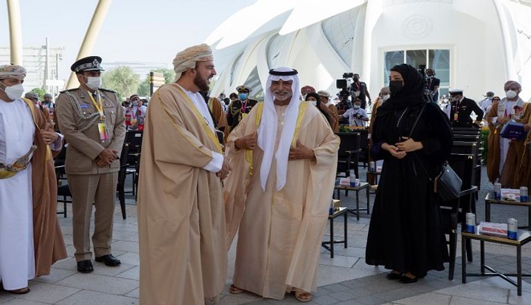 جانب من احتفالات اليوم الوطني العماني بإكسبو دبي