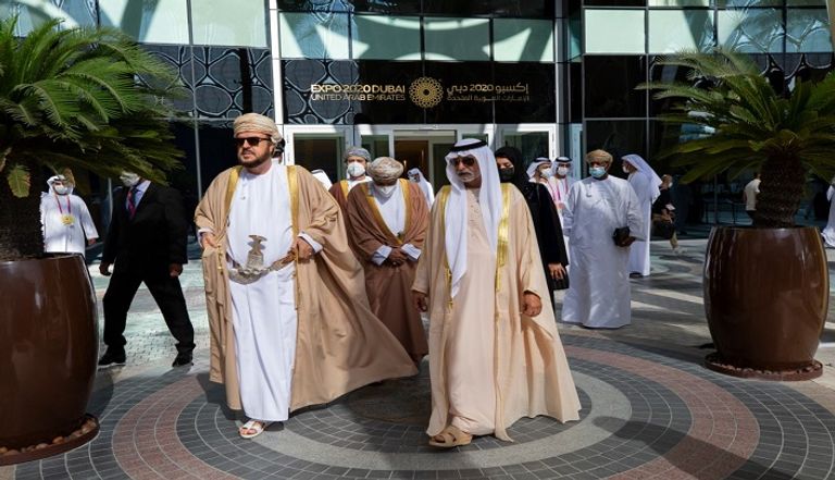 جانب من احتفالات اليوم الوطني العماني بإكسبو دبي
