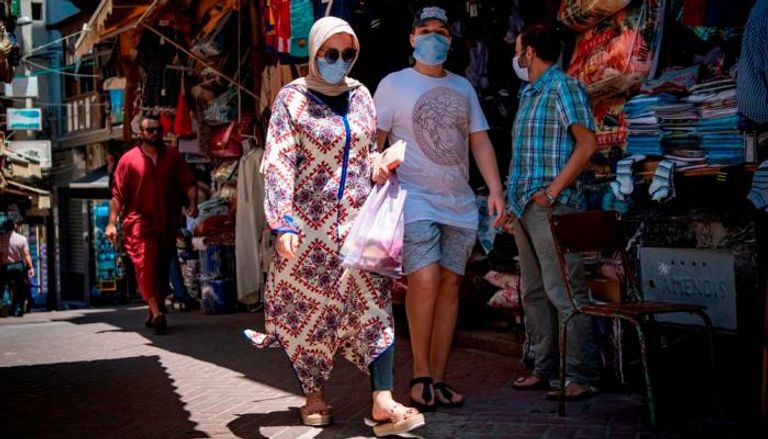 صورة من أحد الأسواق المغربية