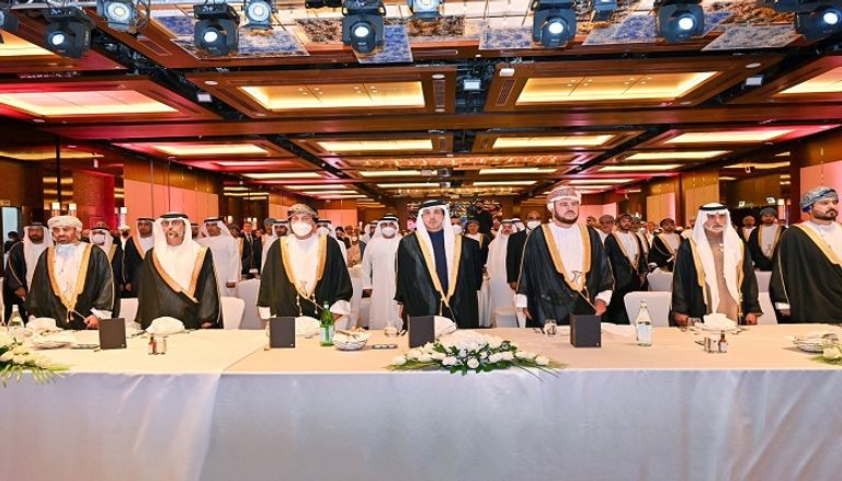 الشيخ منصور بن زايد آل نهيان وأسعد بن طارق آل سعيد