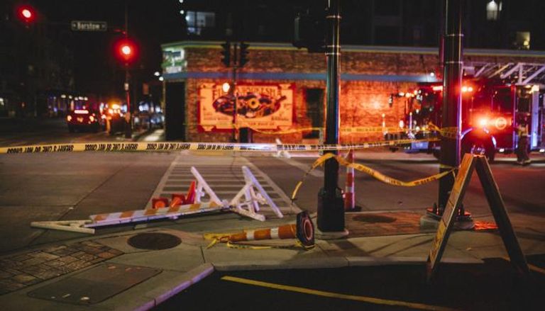 موقع الحادث بولاية ويسكونسن الأمريكية