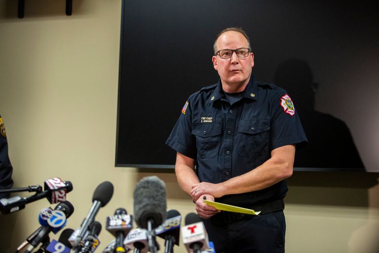 موقع الحادث بولاية ويسكونسن الأمريكية