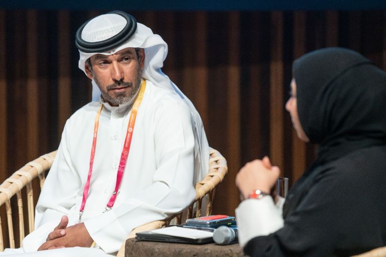 صيادون إماراتيون في ندوة إكسبو 2020 دبي