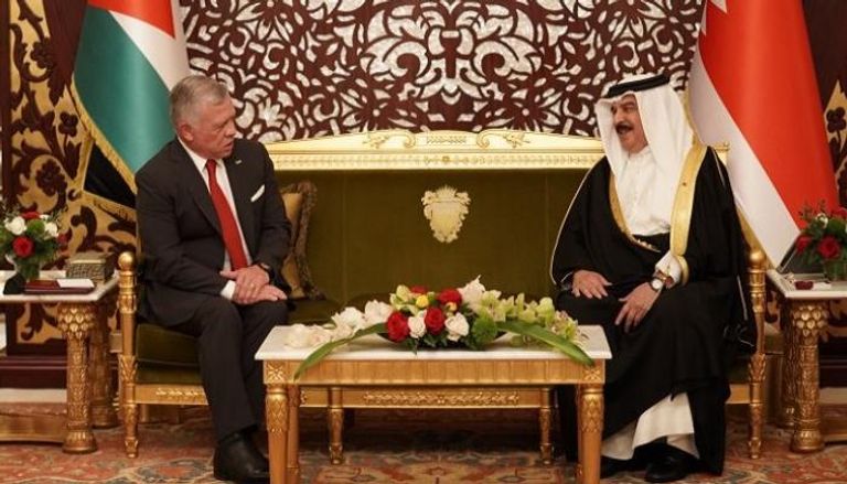 عاهل الأردن الملك عبدالله الثاني وملك البحرين حمد بن عيسى آل خليفة