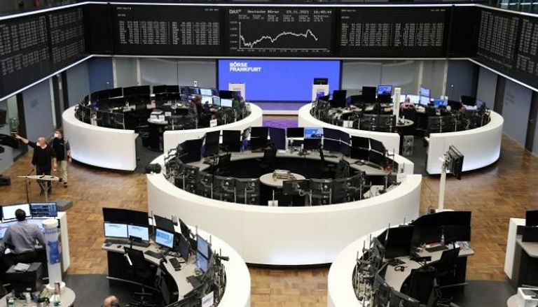 مؤشر أسعار الأسهم الألمانية DAX في بورصة فرانكفورت اليوم الثلاثاء- رويترز