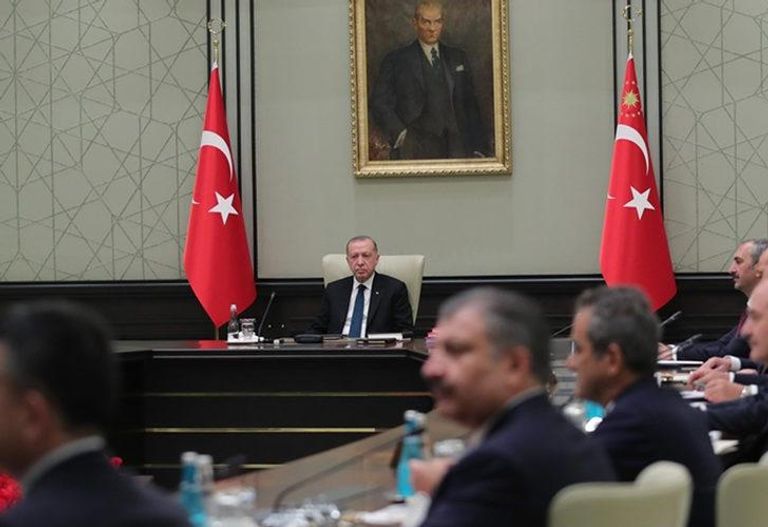 أردوغان خلال المؤتمر الصحفي