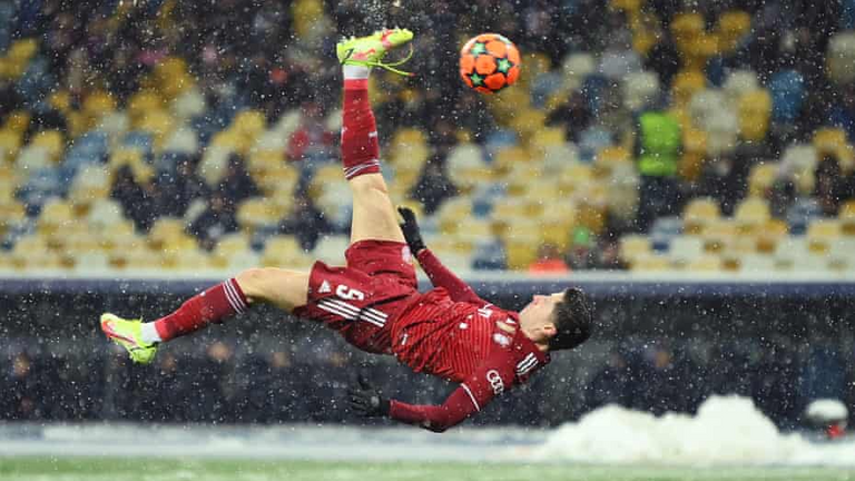 روبرت ليفاندوفسكي تشيلسي ضد يوفنتوس