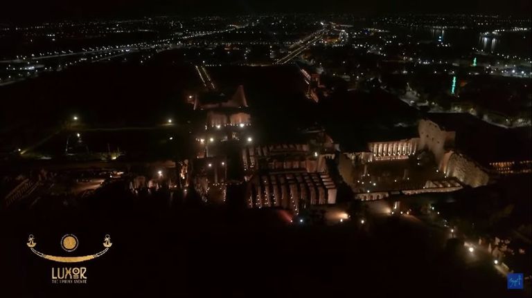 حفل افتتاح طريق الكباش