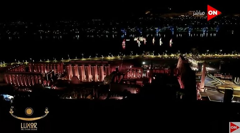 حفل افتتاح طريق الكباش