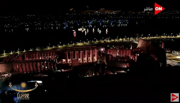 افتتاح طريق الكباش بالأقصر