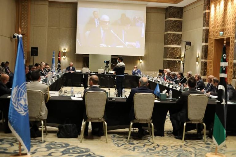 جانب من الاجتماع في تونس