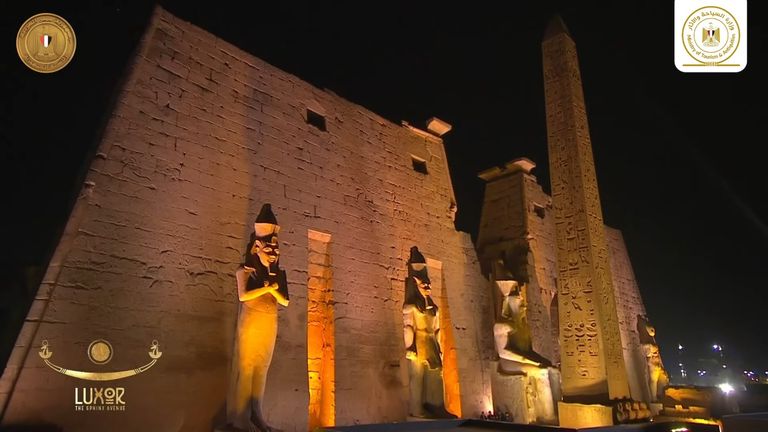 حفل افتتاح طريق الكباش