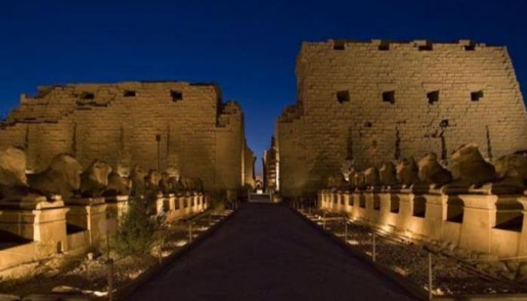 طريق الكباش في الأقصر