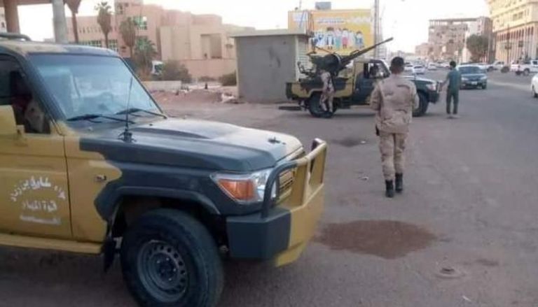 قوات الجيش الليبي تؤمن محكمة سبها. 