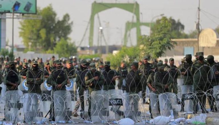 قوات حفظ النظام المكلفة بحماية المنطقة الرئاسية ببغداد
