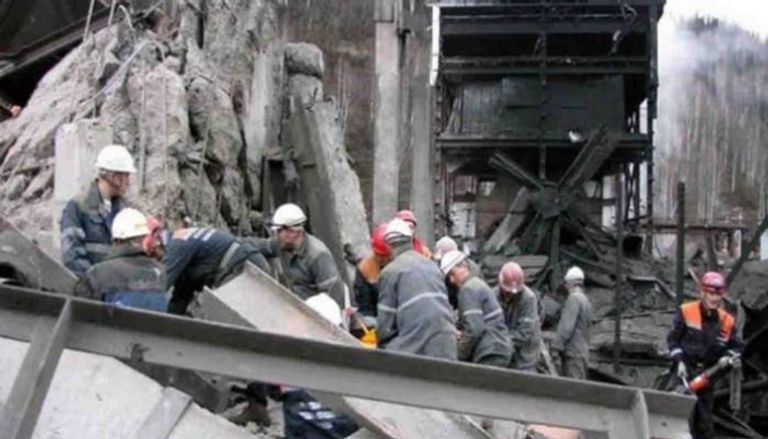 حادث بمنجم روسي للفحم