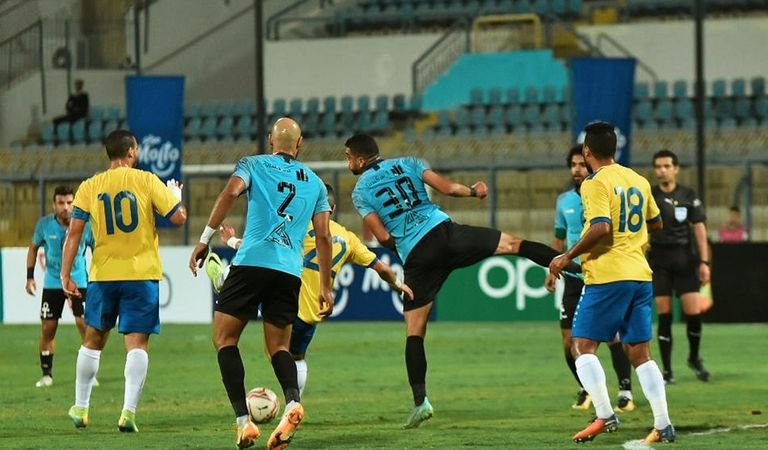 من مباراة الإسماعيلي والمحلة في الدوري المصري البنك الأهلي ضد المقاولون في الدوري المصري