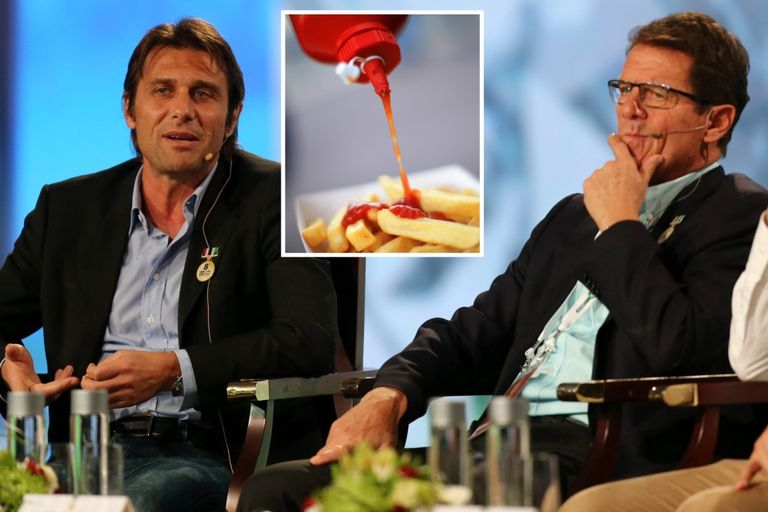 كونتي وكابيلو يرفضان البيتزا لاعبو كرة القدم محرومون من عدة أطعمة