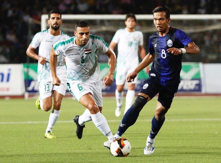 علي عدنان نجم منتخب العراق محمد صلاح ورياض محرز يغيبان عن كأس العرب 2021