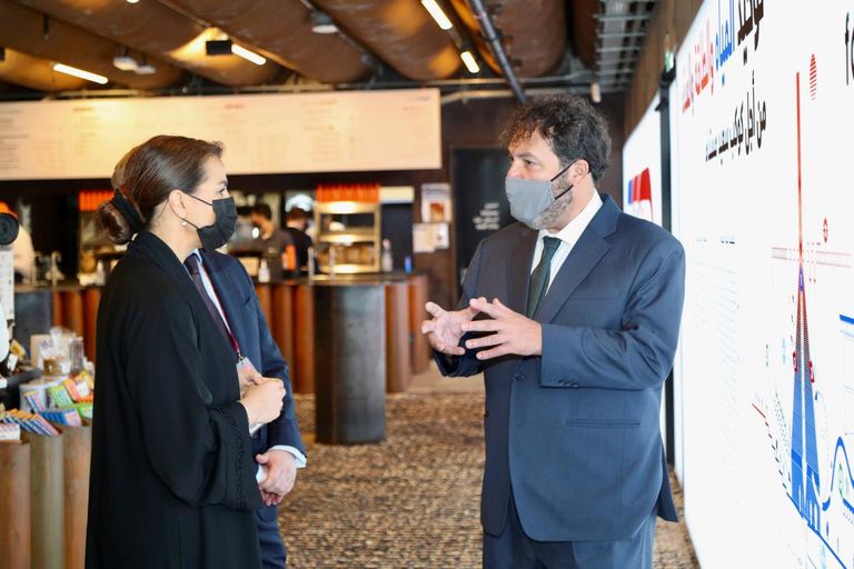 زيارة مريم المهيري لجناح هولندا في إكسبو 2020 دبي زيارة مريم المهيري لجناح هولندا في إكسبو 2020 دبي