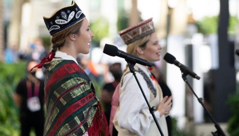 جانب من احتفالات لاتفيا بيومها الوطني في إكسبو