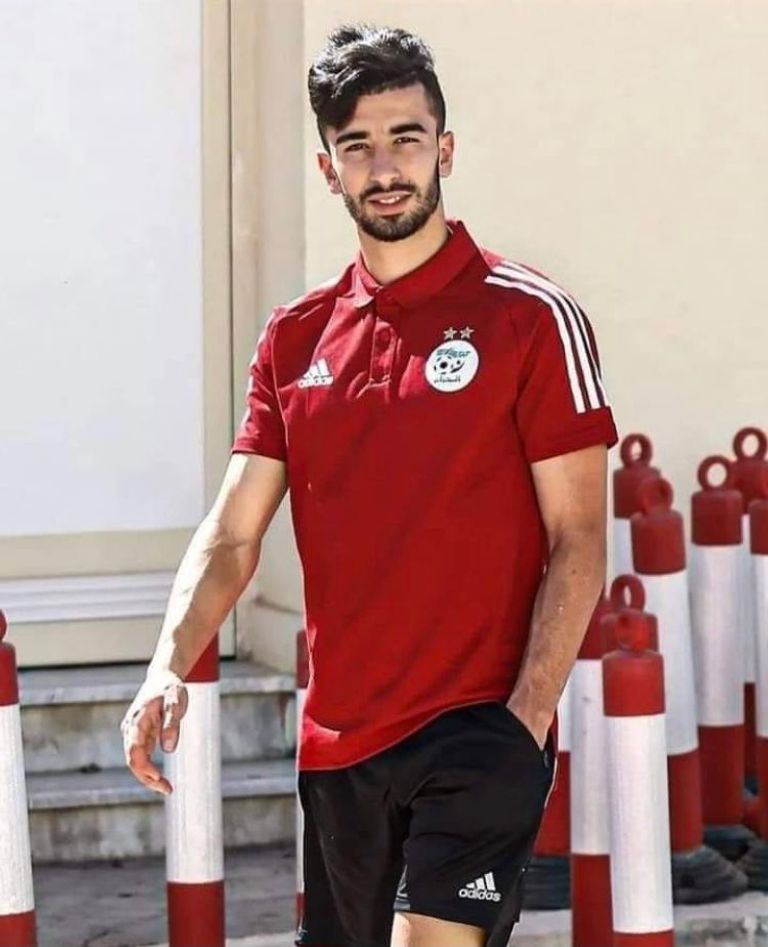 محمد الأمين عمورة نجم منتخب الجزائر الواعد بغداد بونجاح مهاجم منتخب الجزائر