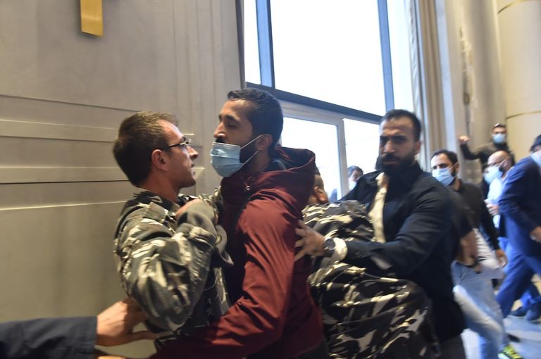 جانب من فعاليات انتخابات نقابة أطباء الأسنان في لبنان