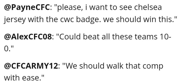 تعليقات جمهور تشيلسي جمهور تشيلسي