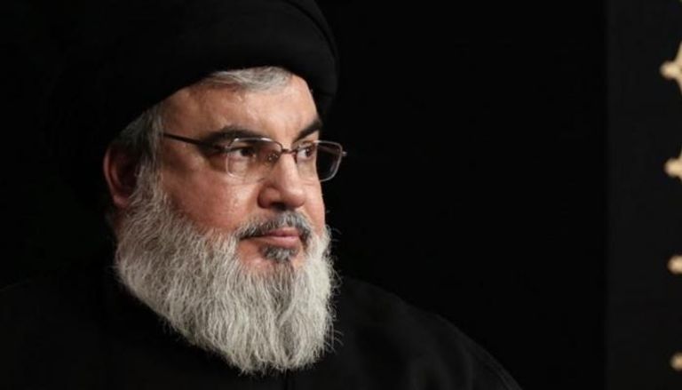 حسن نصر الله زعيم مليشيا حزب الله 