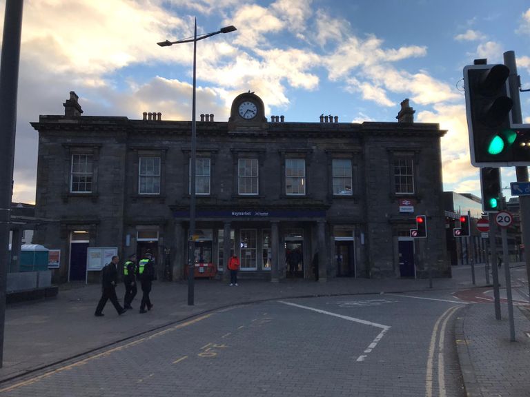 محطة هايماركت بإدنبرة