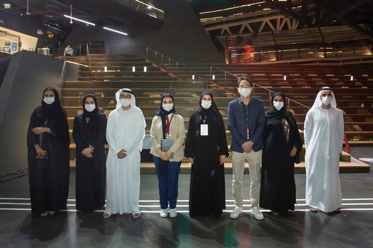 سارة الأميري تزور جناحي كوستاريكا وكوريا في إكسبو دبي 2020