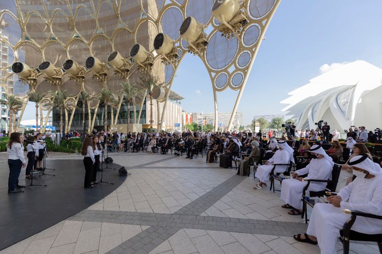 جانب من احتفالات اليوم الوطني لألمانيا في إكسبو 2020 دبي