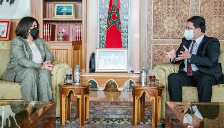 وزيرا خارجية ليبيا والمغرب -أرشيفية 