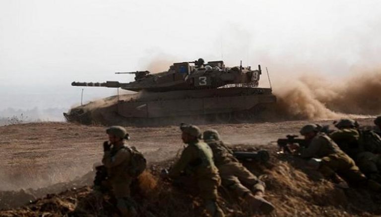 صورة من مناورات الجيش الإسرائيلي في صحراء النقب