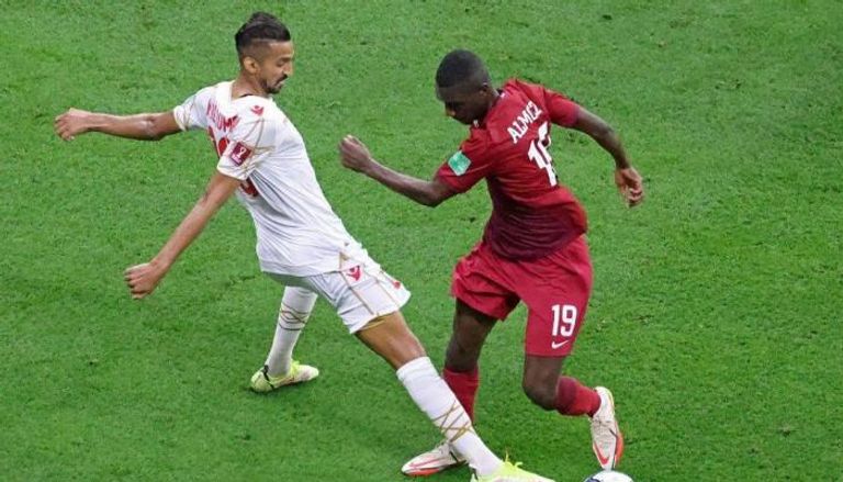 مباراة قطر والبحرين في افتتاح كأس العرب 2021