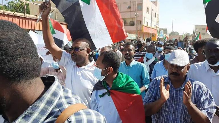مظاهرات في الخرطوم 