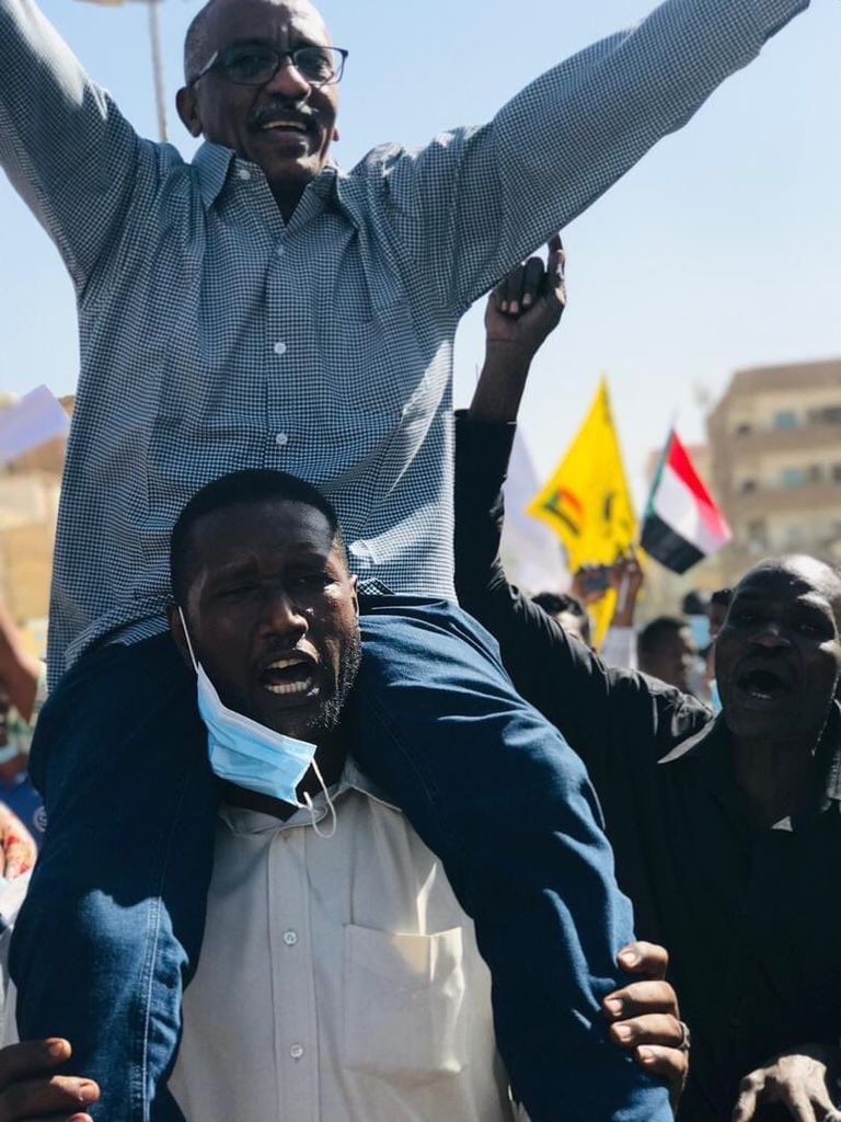 مظاهرات في الخرطوم 