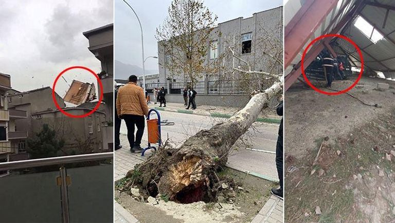 تداعيات العاصفة بمدينة إسطنبول التركية