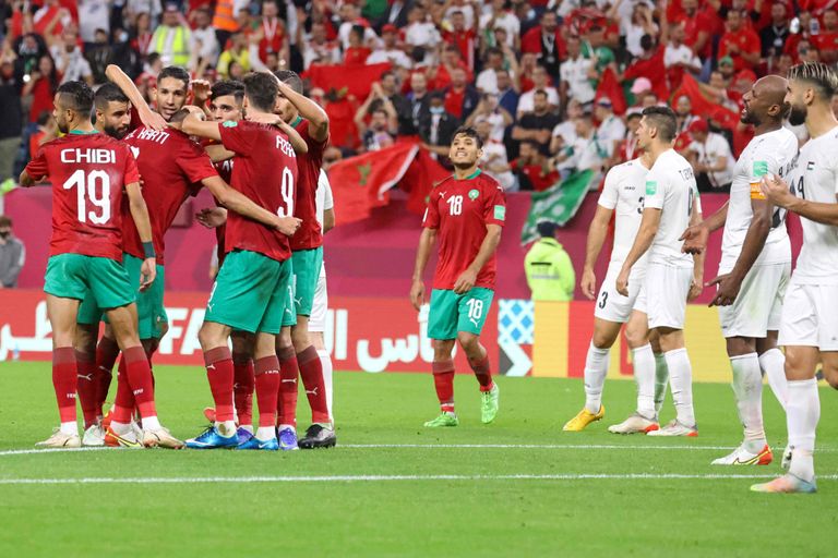 منتخب المغرب مباراة المغرب وفلسطين