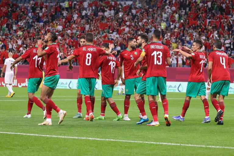 منتخب المغرب مباراة المغرب وفلسطين